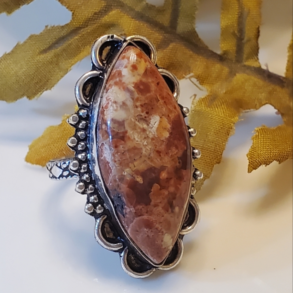 Sterling Silver Stone Ring - Picture 7 of 12